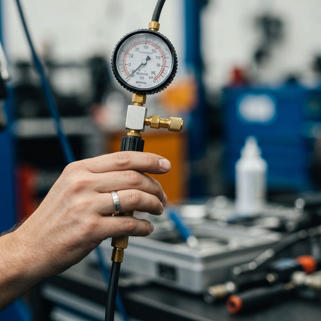 Pomiar kompresji cylindrów